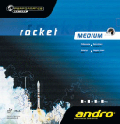 Andro Rocket Medium rot | 1,6 mm