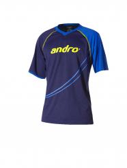 andro T-Shirt Dillon M | schwarz/rot