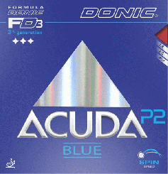 Donic Acuda Blue P2 rot | 2,0 mm