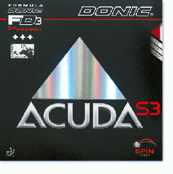 Donic Acuda S3 schwarz | max.