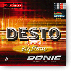 Donic Desto F3 BigSlam schwarz | 1,8 mm