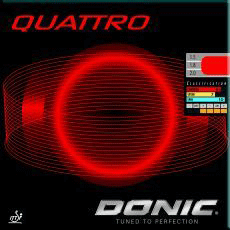 Donic Quattro schwarz | 1,8 mm
