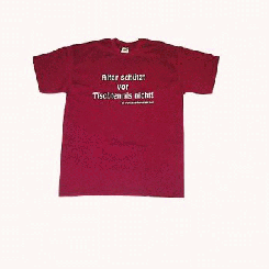 Fun T-Shirt Alter schützt vor Tischtennis nicht M