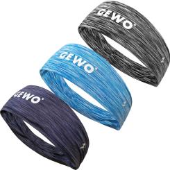 GEWO Stirnband blau melange