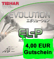 Tibhar Evolution EL-P inkl. 4 EUR Gutschein schwarz | 2,0 mm