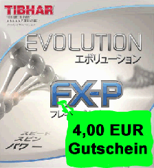 Tibhar Evolution FX-P inkl. 4 EUR Gutschein schwarz | 1,8 mm