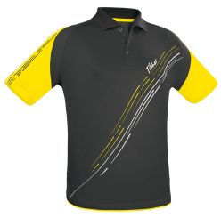 Tibhar Hemd Lane schwarz/gelb | XL