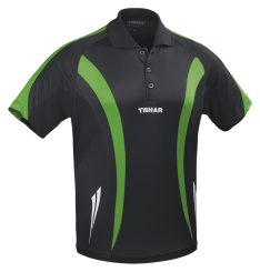 Tibhar Hemd Scala schwarz/grün | XL