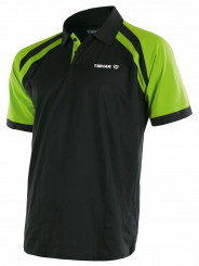 Tibhar Hemd World Baumwolle 4XL | schwarz/lime grün