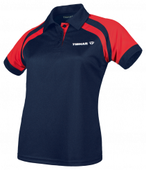 Tibhar Hemd World Lady XS | rot/marine