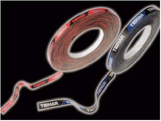 Tibhar Kantenband 5 Meter Rolle blau/schwarz - 12 mm