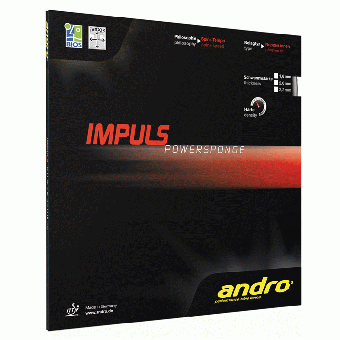 Andro Impuls Powersponge rot | 1,8 mm