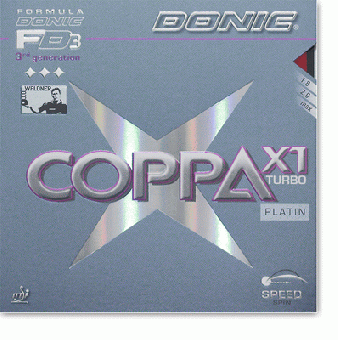 Donic Coppa X1 Turbo Platin 