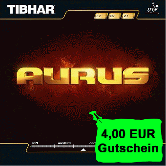 Tibhar Aurus inkl. 4 EUR Gutschein schwarz | 1,7 mm