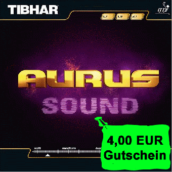 Tibhar Aurus Sound inkl. 4 EUR Gutschein schwarz | 1,7 mm