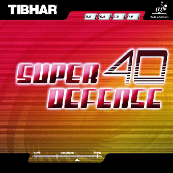 Tibhar Super Defense 40 rot | 0,9 mm