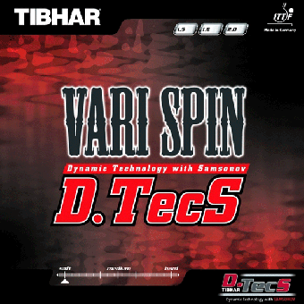 Tibhar Vari Spin D.TecS schwarz | 1,8 mm